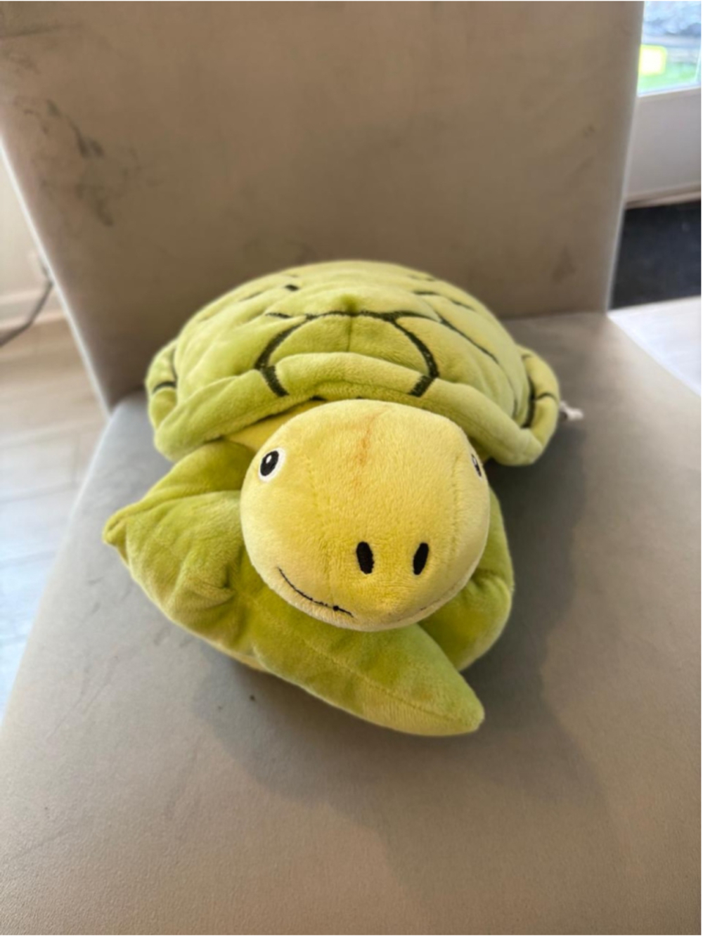 IKEA BLAVINGAD Sea Turtle Plush Green Stuffed Animal Ocean Toy 17" #N63